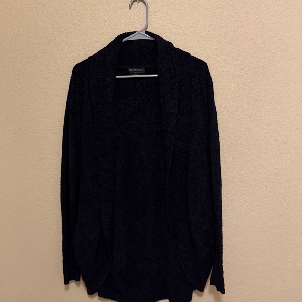 Barefoot Dreams CozyChic Lite Charcoal Cardigan